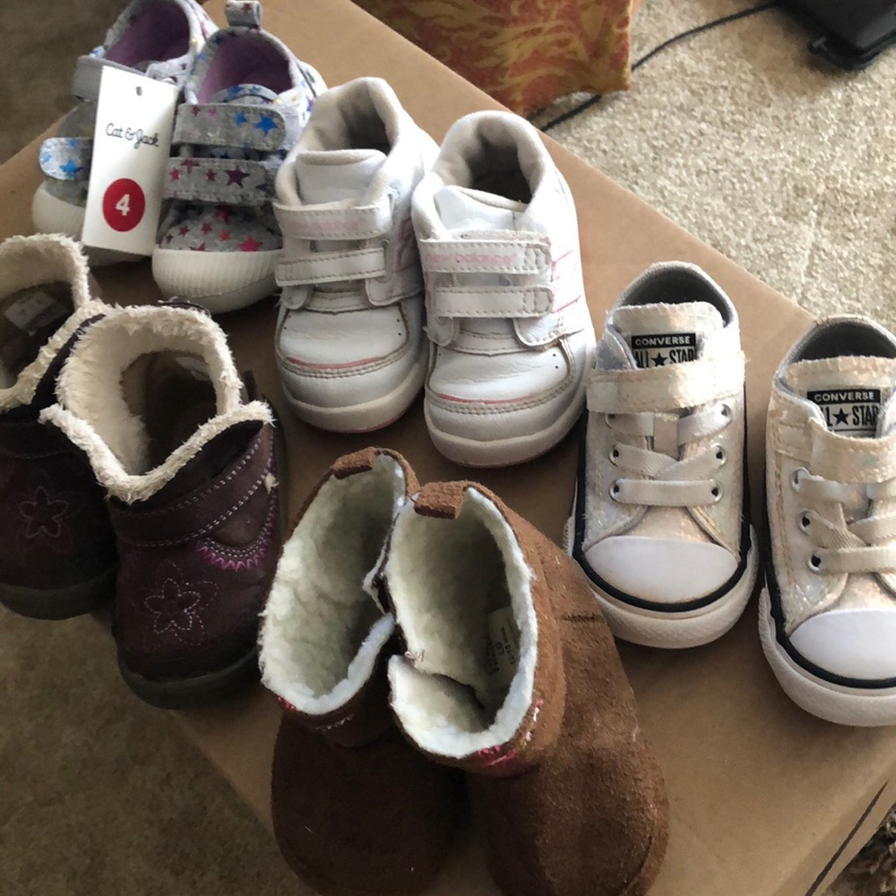 Toddler girl shoe lot